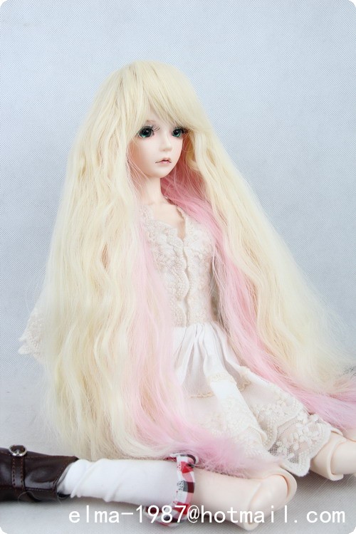 light golden and pink long wig for bjd-03.jpg